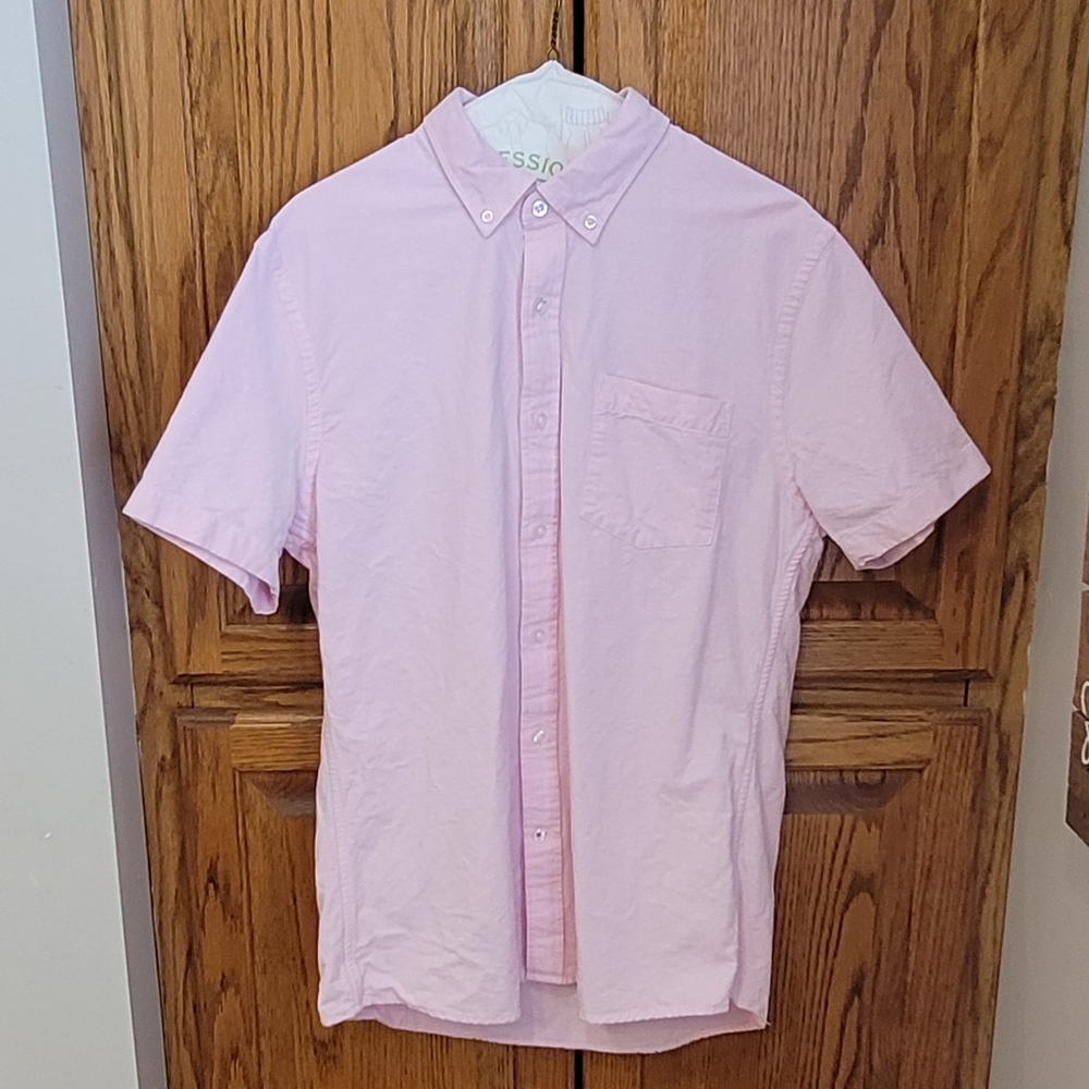 Goodthreads Men's Short Sleeve Button-Down Shirt Size Medium